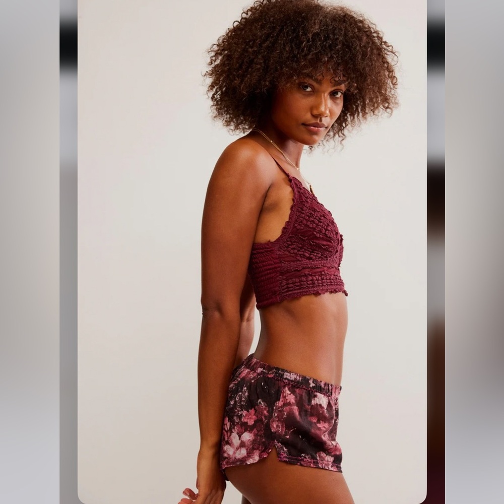 Free People Amina Bralette in Açaí Size Large Retail - Picture 4 of 5